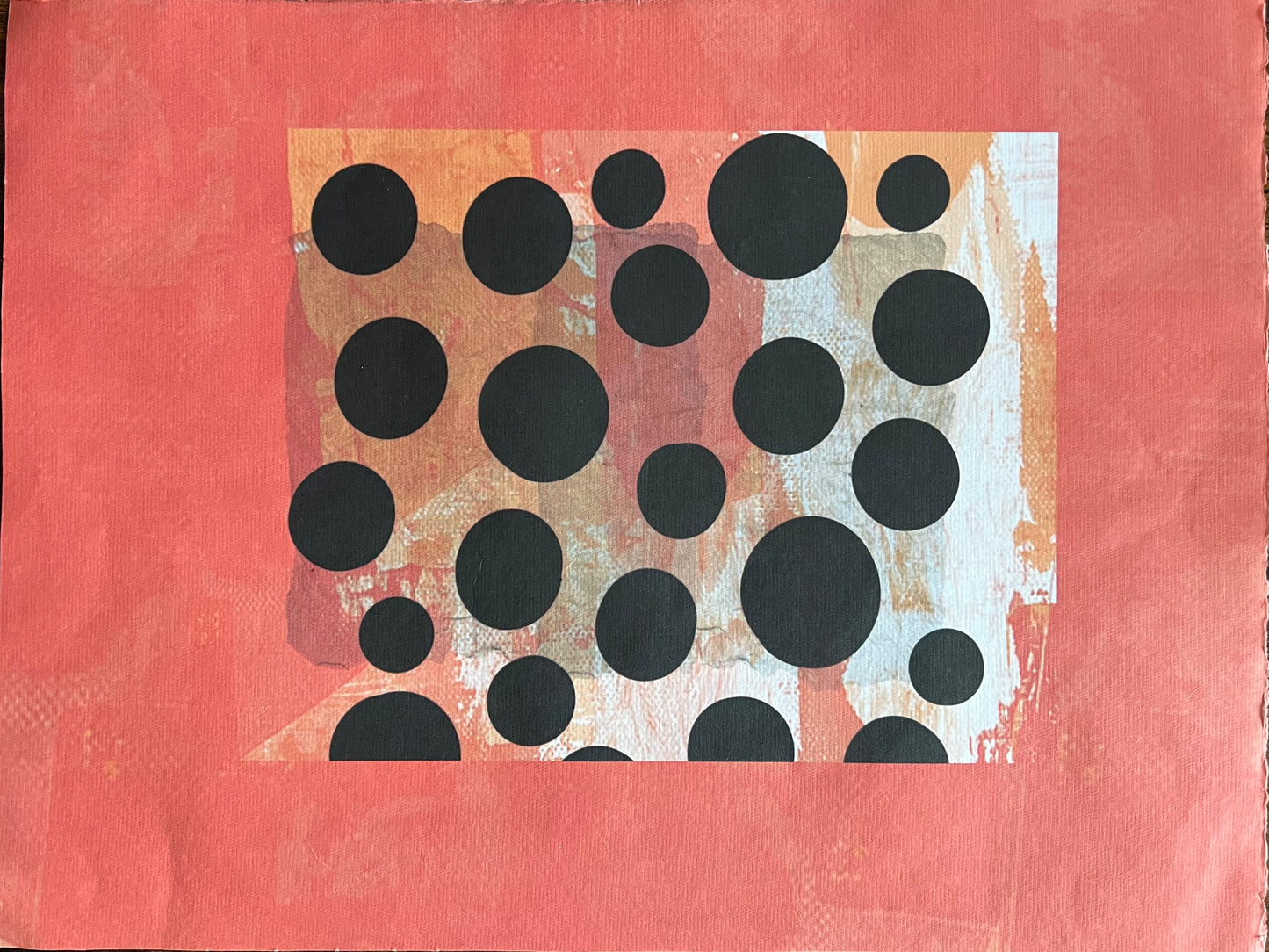 The Black & Orange Collection: "Eclipse Over Patina" Large Format Art