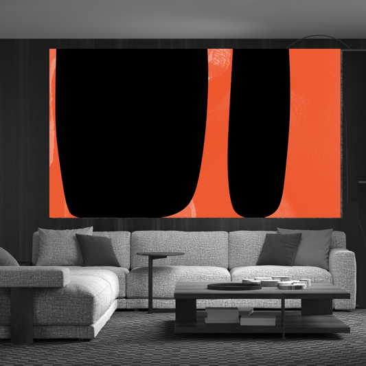 The Orange & Black Collection "Nocturnal Pulse" Large Format