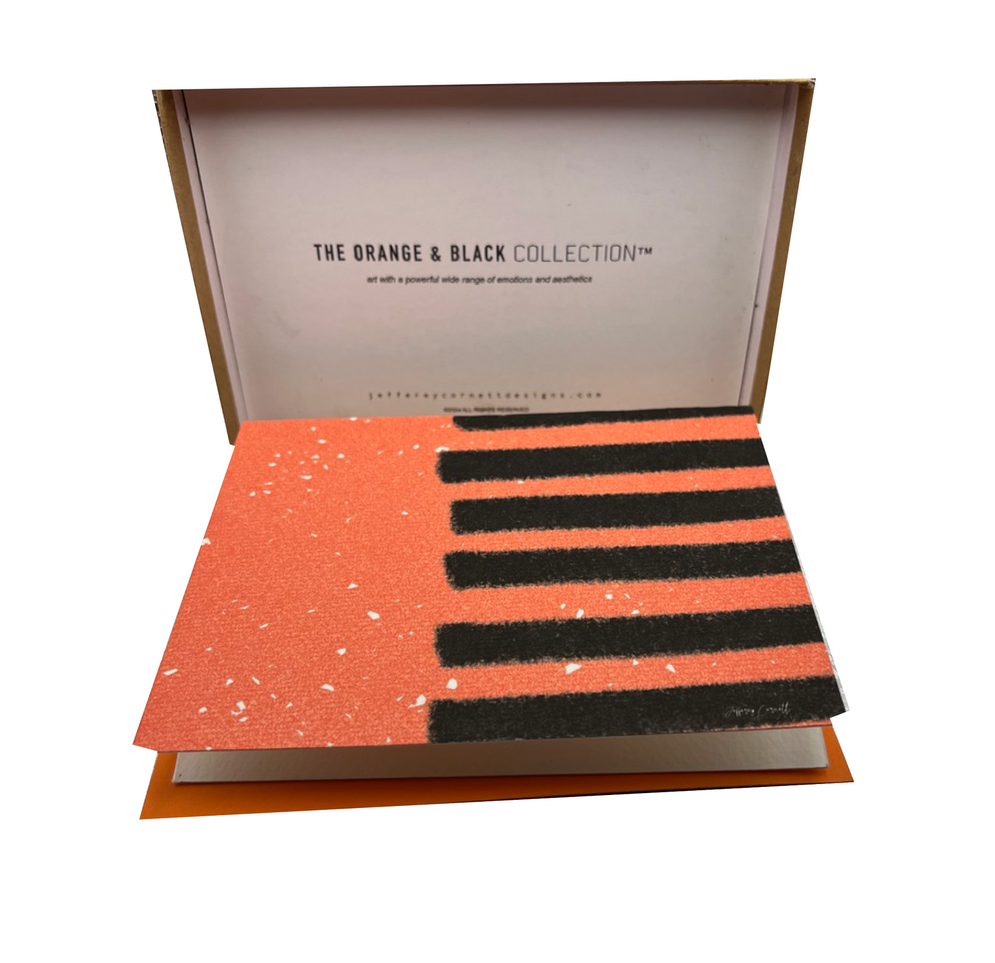 The Orange & Black Collection "Renaissance Disrupted" Personal Note Card Set