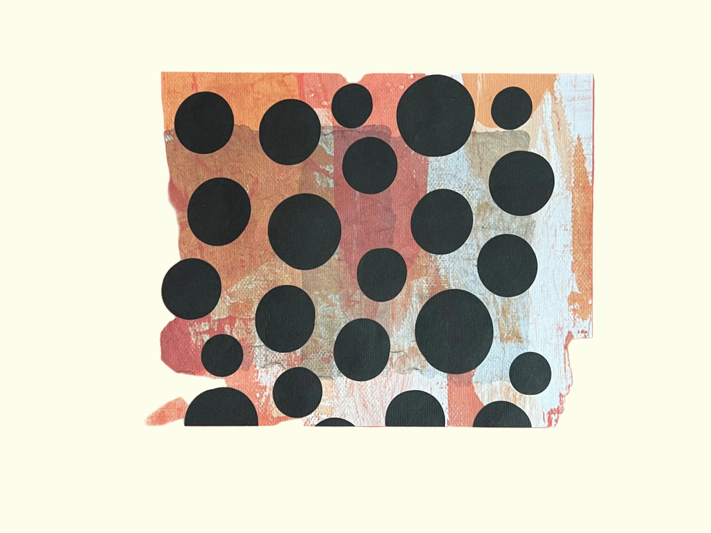 The Black & Orange Collection: "Eclipse Over Patina" Large Format Art