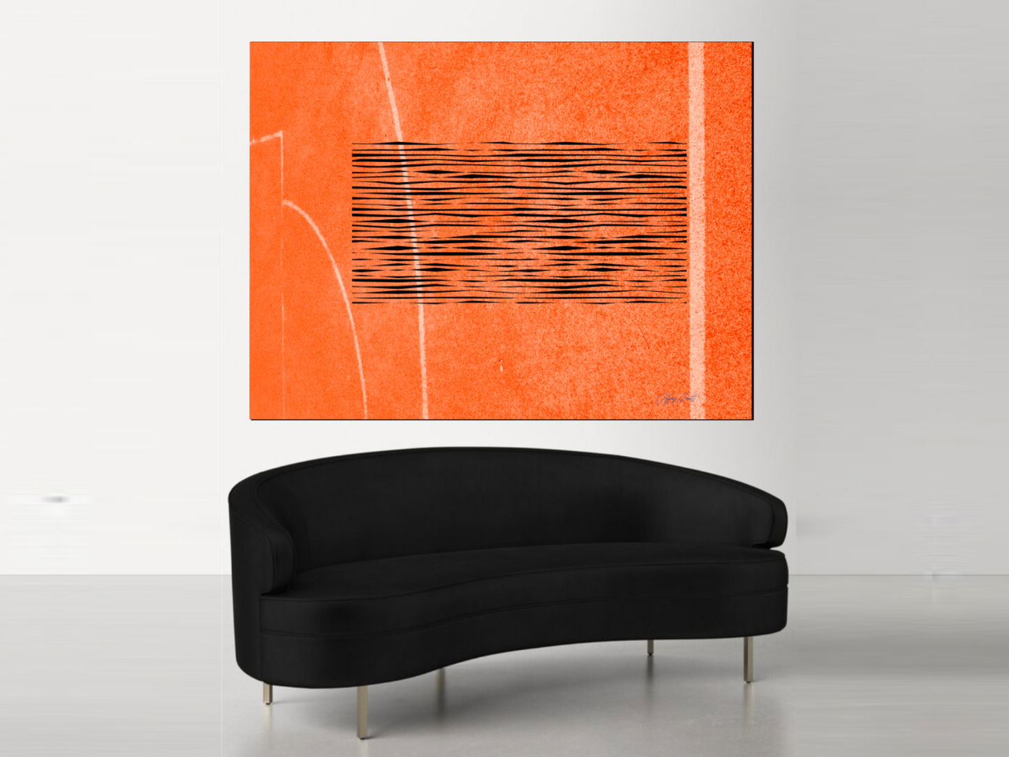 The Black & Orange Collection "Encoded Vibrance" Large Format