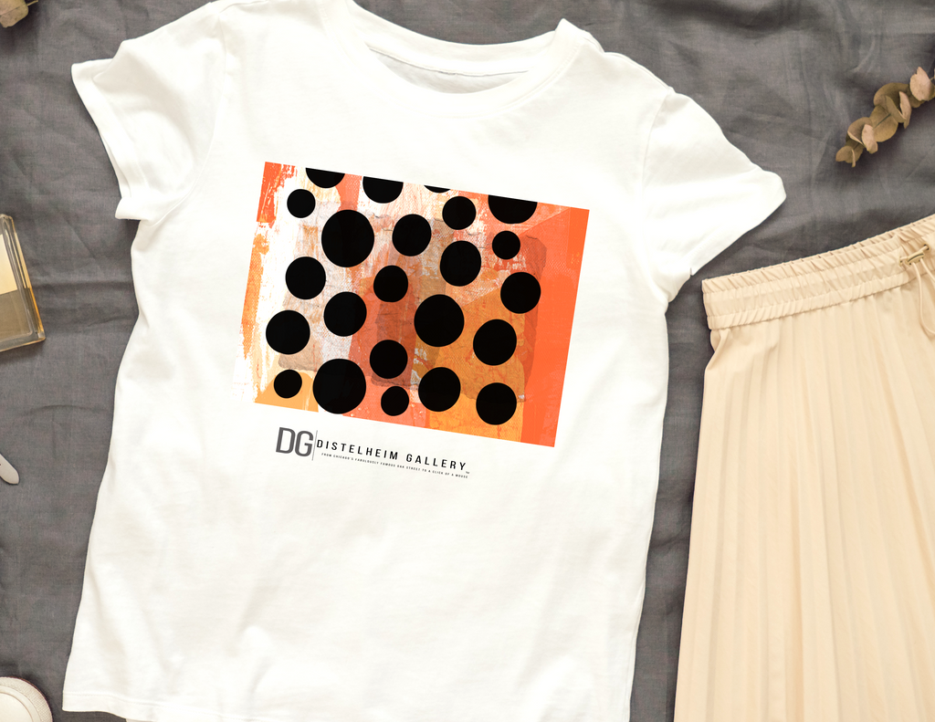 The Black & Orange Collection: "Eclipse Over Patina" Large Format Art